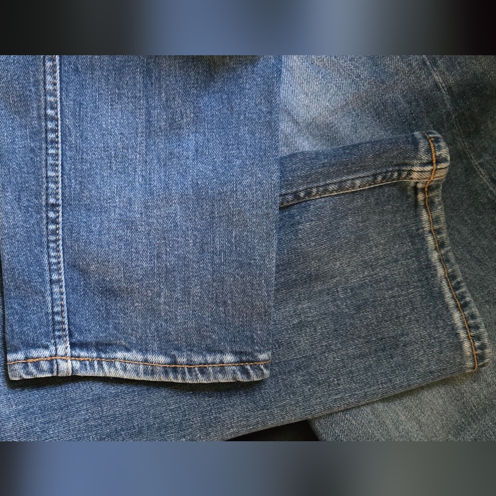 & Denim H&M Blue Slim Straight Men's Jeans Sz32 - Picture 3 of 10